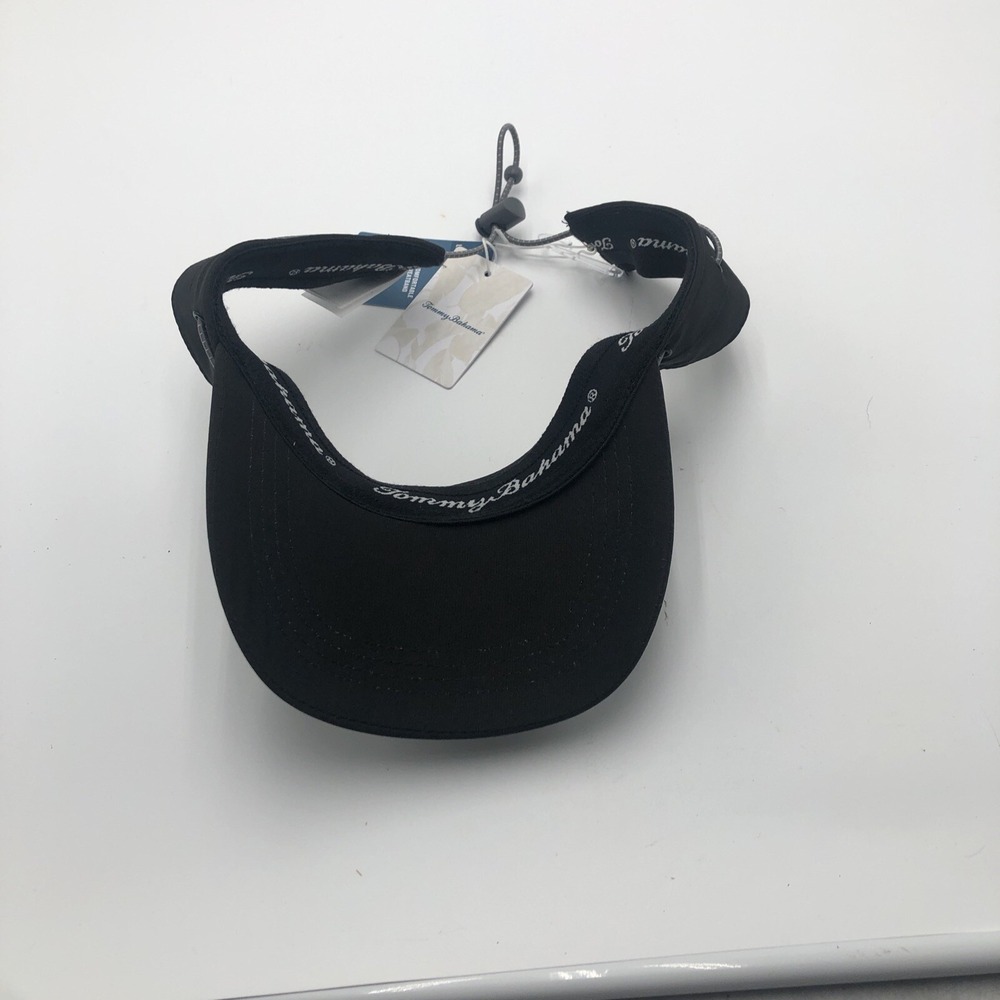 Tommy Bahama Visor Sun Hat Cap Adjustable Black Fishing NWT Visor White Hat NEW - Picture 12 of 16